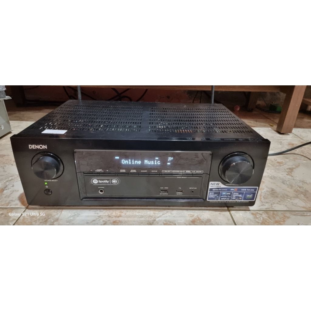 Preloved Denon AVR-X1300W 7.2 Channel 145W Dolby Atmos