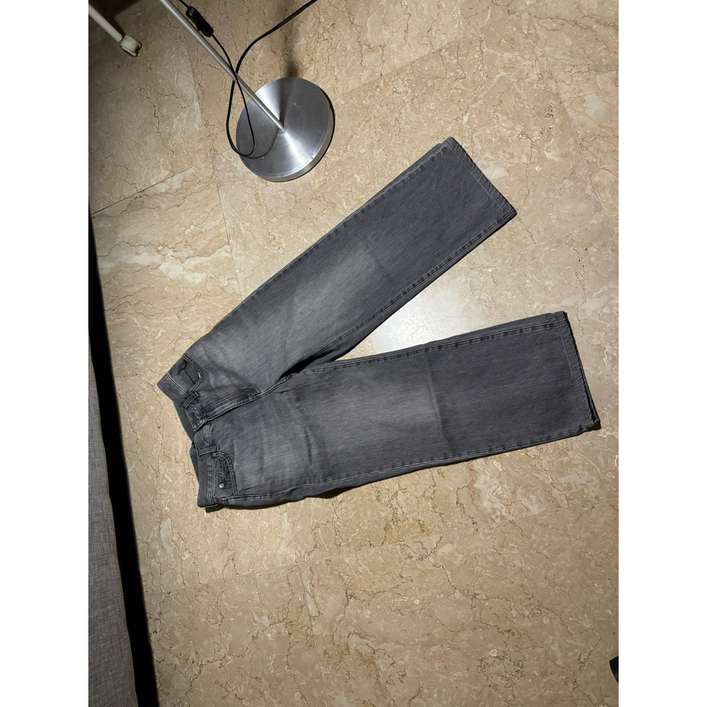 Jeans uniqlo gray wide