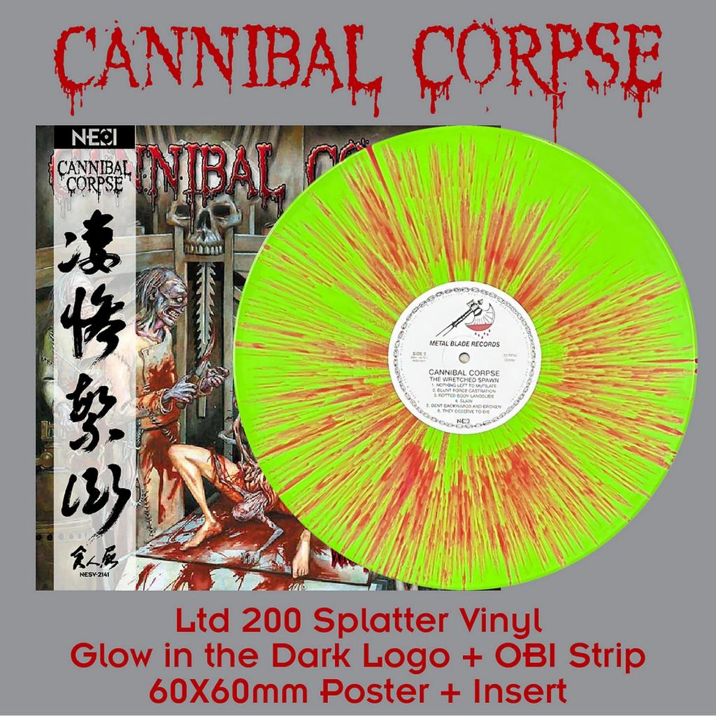 Vinyl Cannibal Corpse - The Wretched Spawn Colour Splatter Limited 200