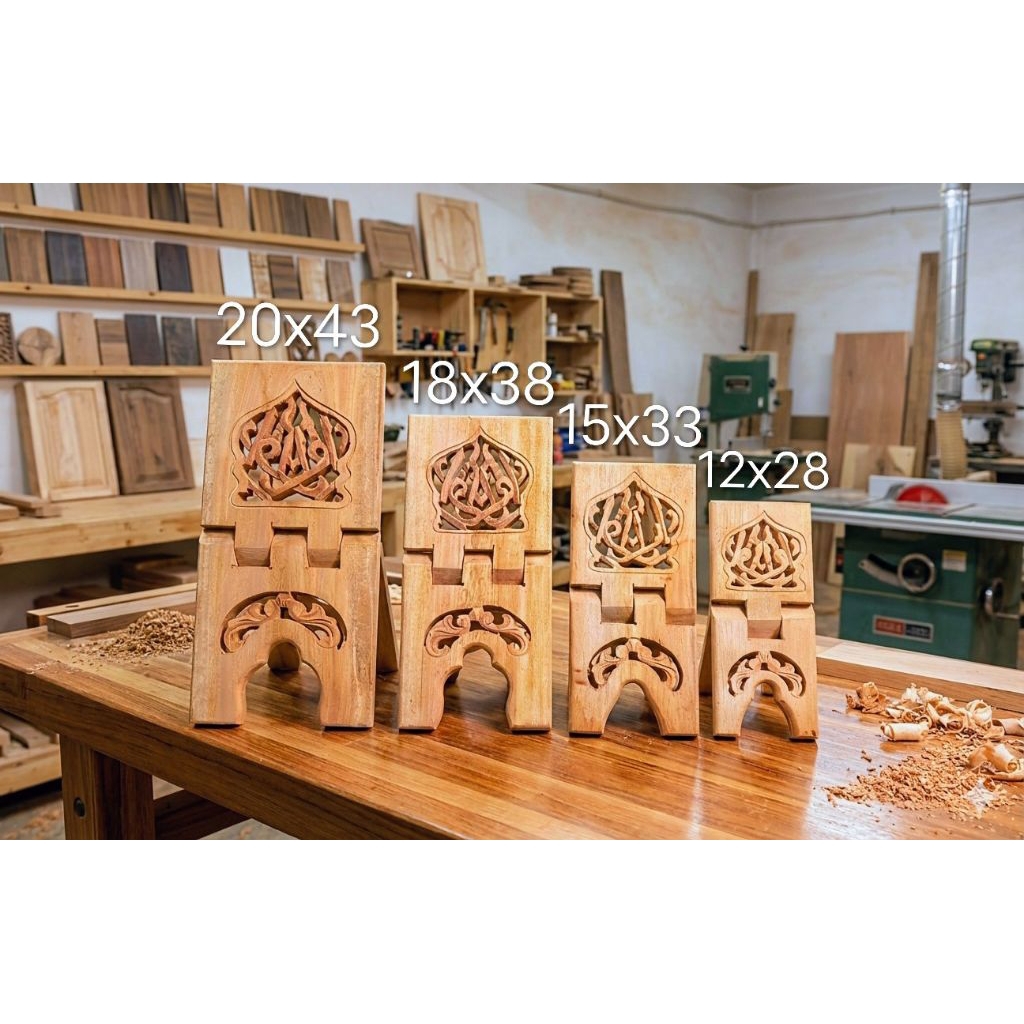 Rekhal Al-Qur'an Motif iqro' Meja lipat Murah