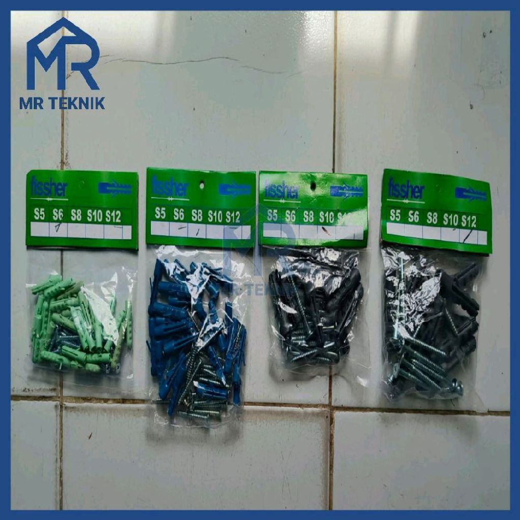 Sekrup Fisher Spiser Set Dan Sekrup S6 S8 S10 S12