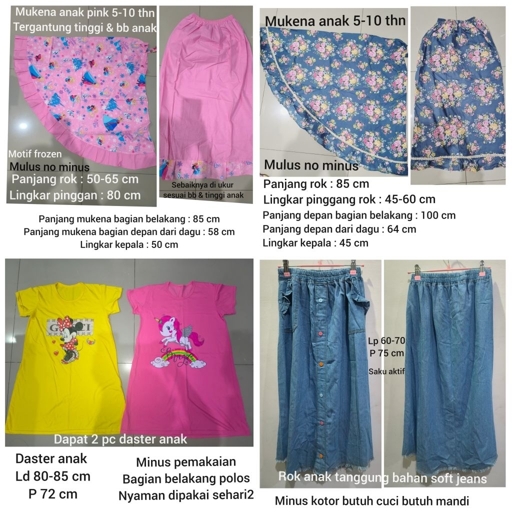 PRELOVED PAKAIAN  TAS ANAK PEREMPUAN