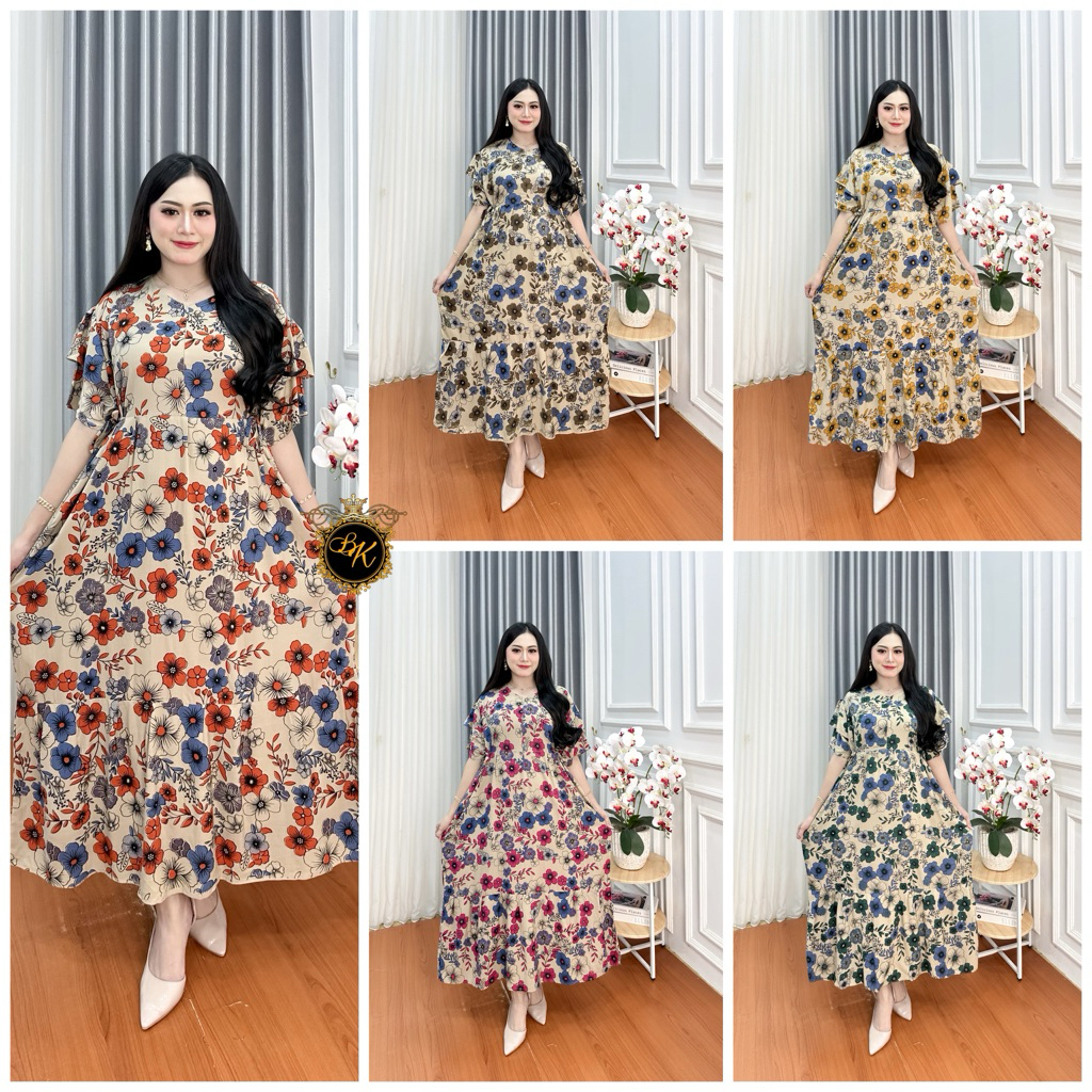 Daster Kanaya Terbaru | Daster Jumbo Kanaya| Daster Jumbo Ld 130| Daster Rayon Jumbo