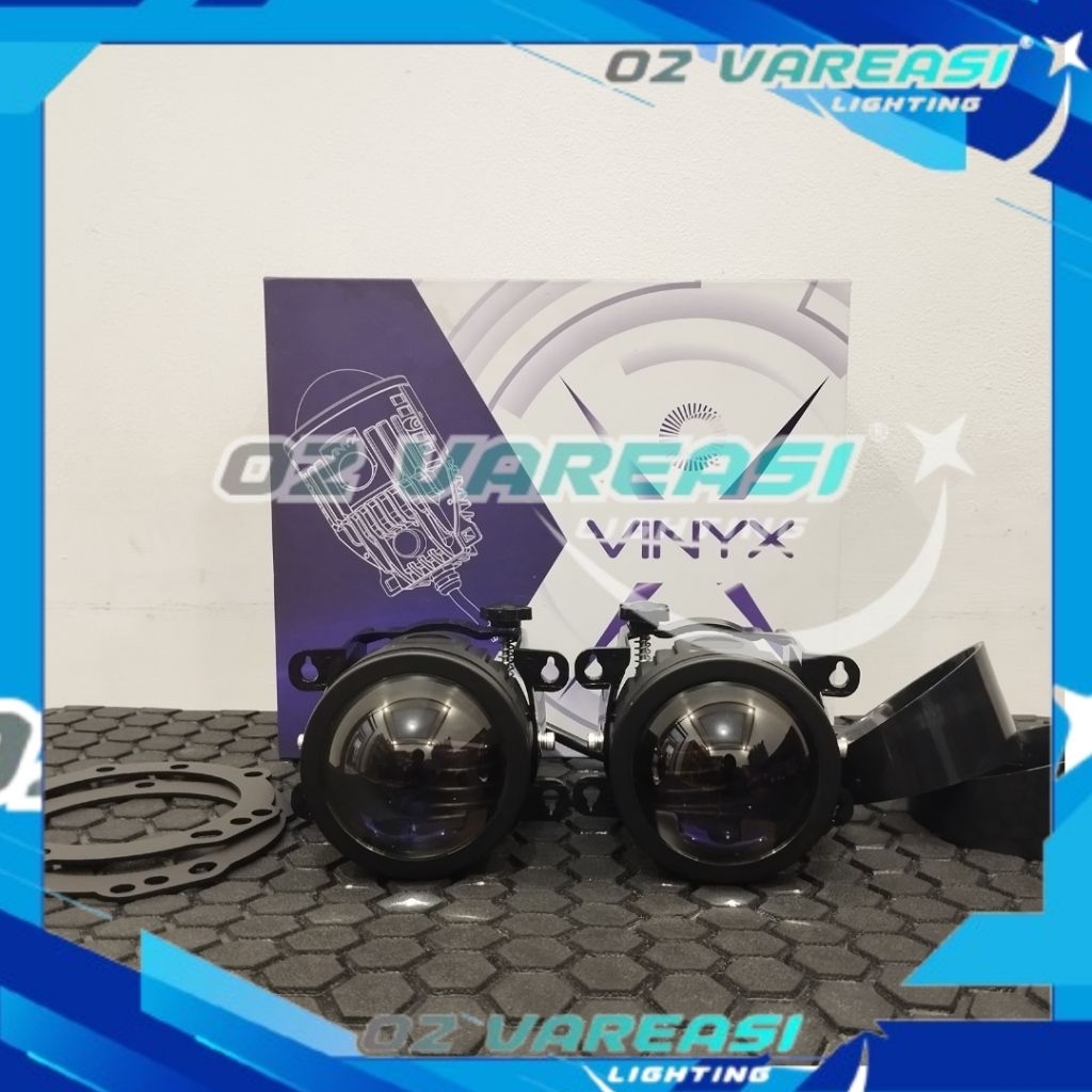 Foglamp Projector Biled foglamp FR1 3 Warna Lampu Kabut Mobil Projie Biled 60 Watt 3 inch