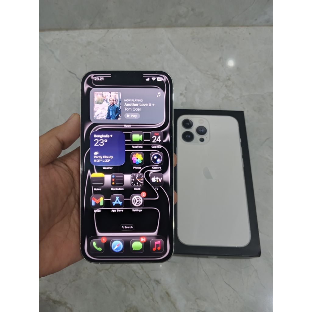 Iphone 13 pro max 128gb silver