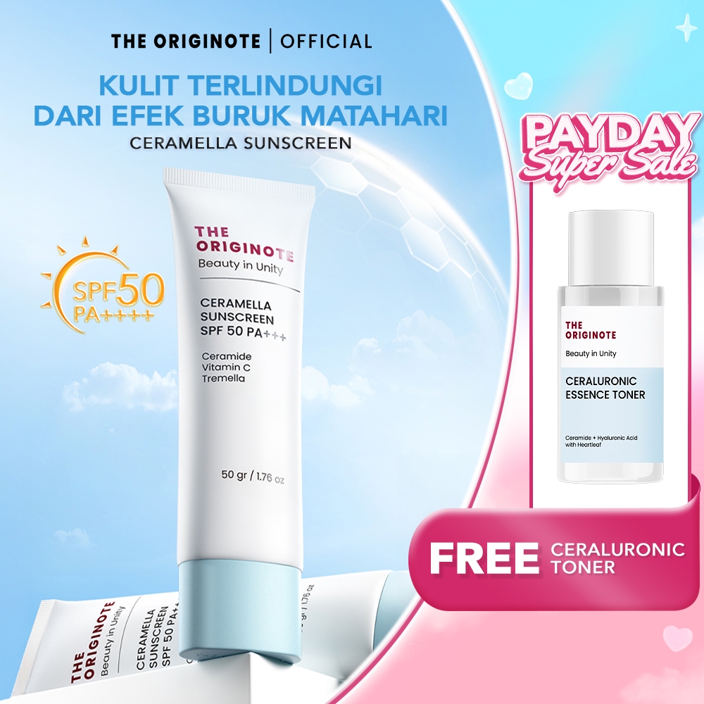 The Originote Ceramella Sunscreen SPF 50 PA+++ | Sunscreen Skin Barrier Protection Ceramide Vitamin 