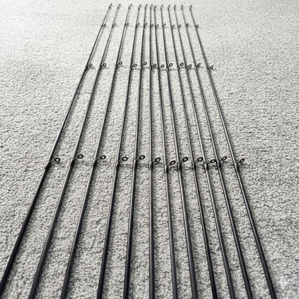 Ujung joran fiber SOLID kaku