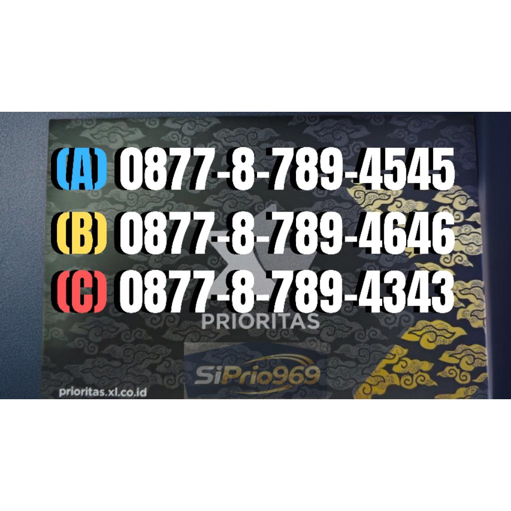 NO CANTIK XL PRIORITAS BISA DI ISI KUOTA&PULSA