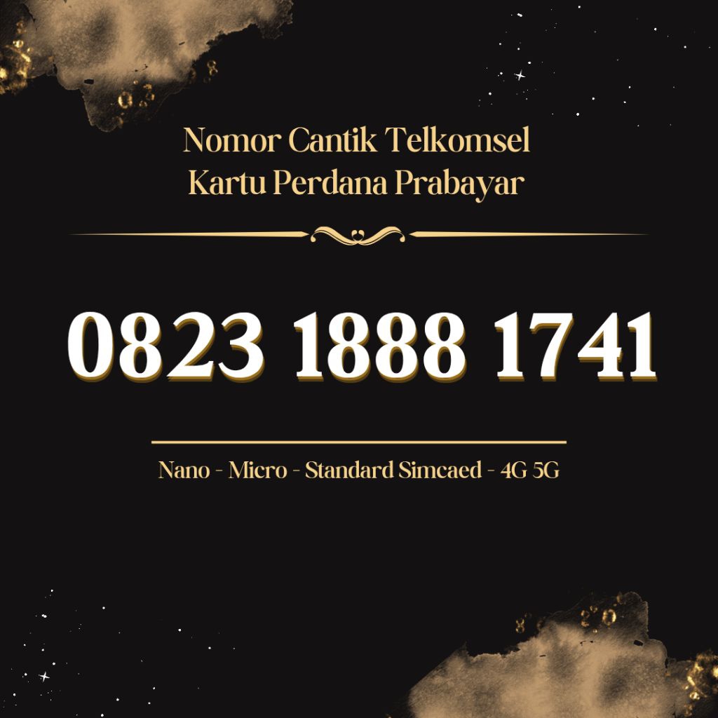Kartu Perdana Telkomsel 5G Nomor Cantik Bonus kuota 3gb Simpati Support 4G LTE Kartu Perdana Cantik 