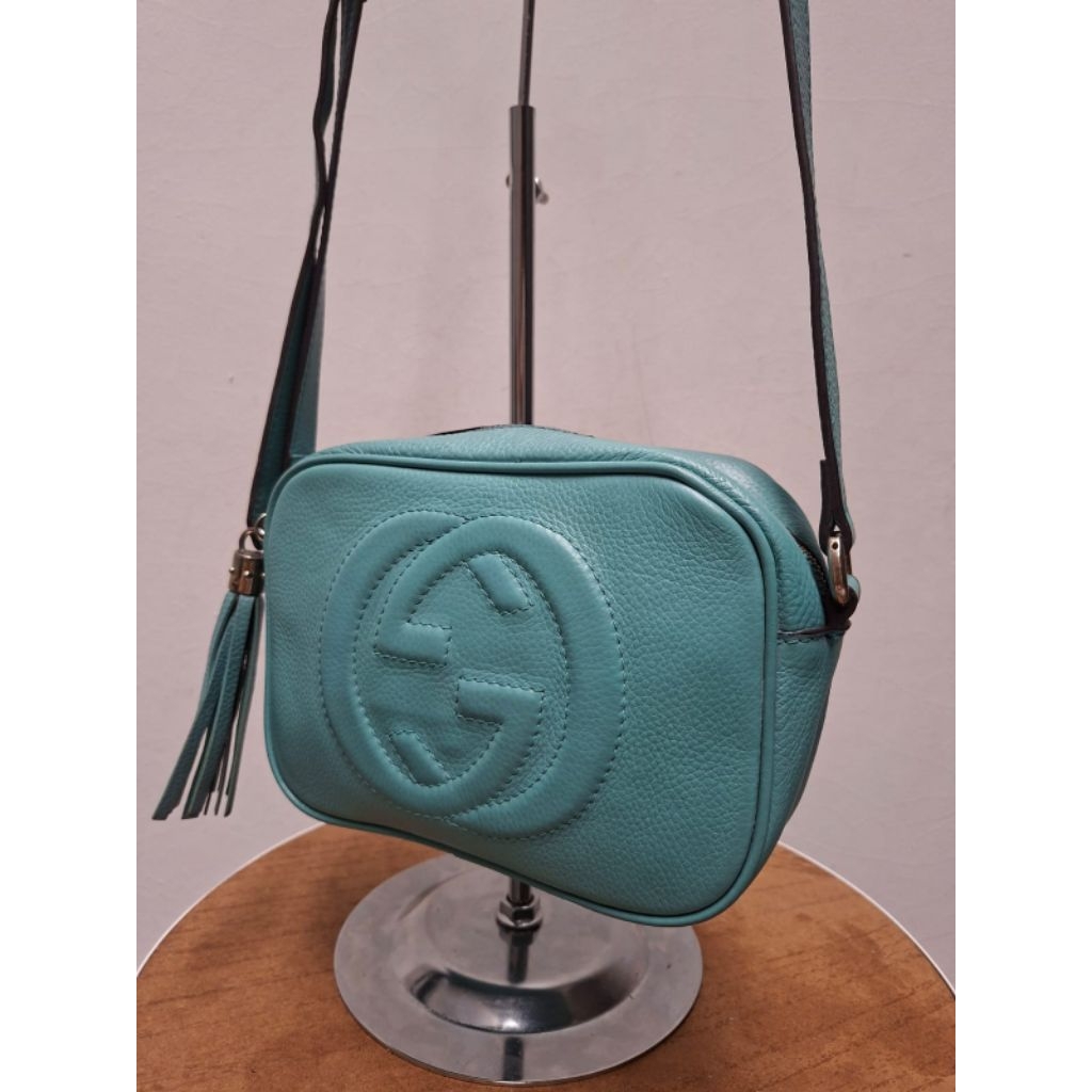 Gucc1 Soho, Camera bag, Sling bag kulit asli . Tosca
