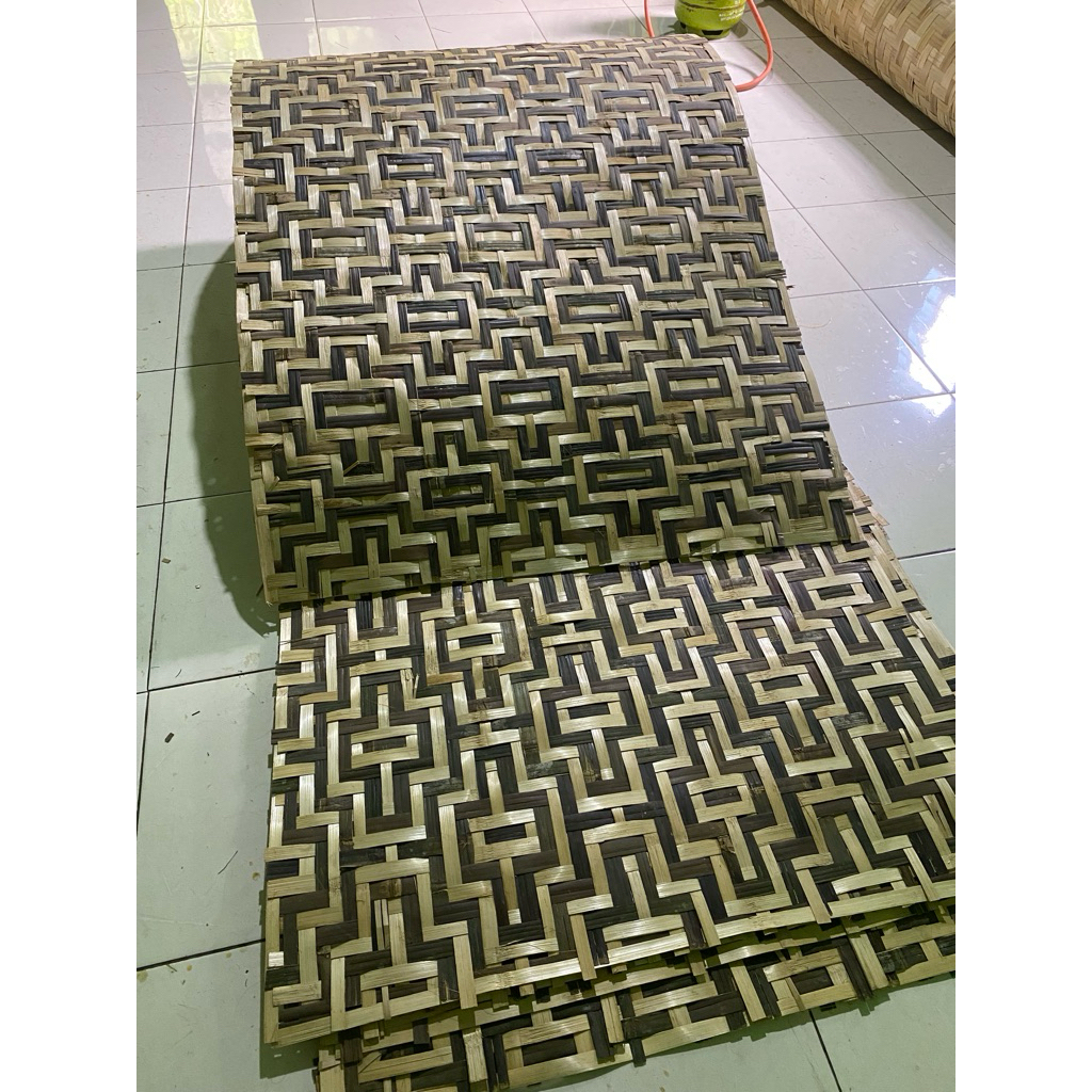 anyaman bambu/bilik bambu rekues ukuran/gedeg/tabag