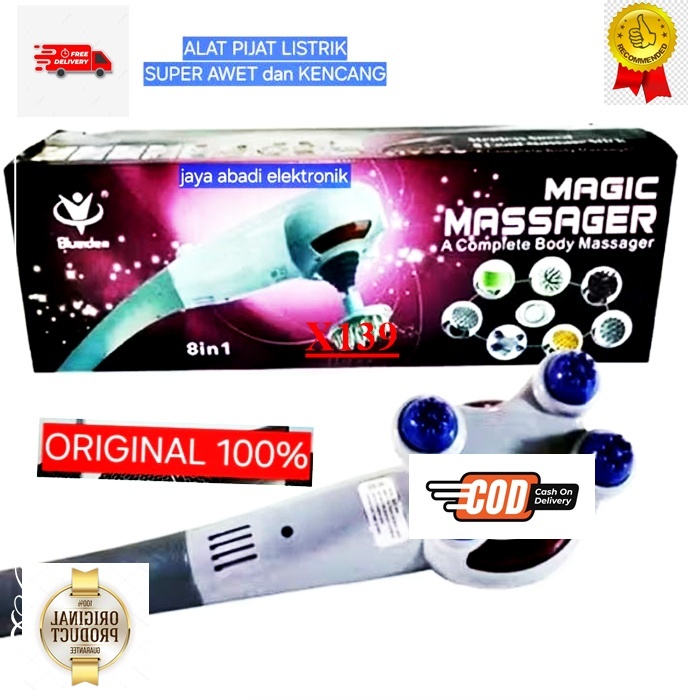 X139 H118 MESIN MASSAGE ORI 100% PELANGSING PENGHANCUR LEMAK KURUS LISTRIK ELEKTRIK TERAPI MAGIC MAS