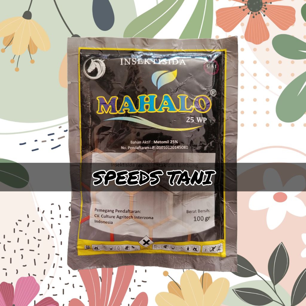 Insektisida Mahalo 25WP 100gr Pengendalian Ulat, Walang Sangit, lalat buah dll