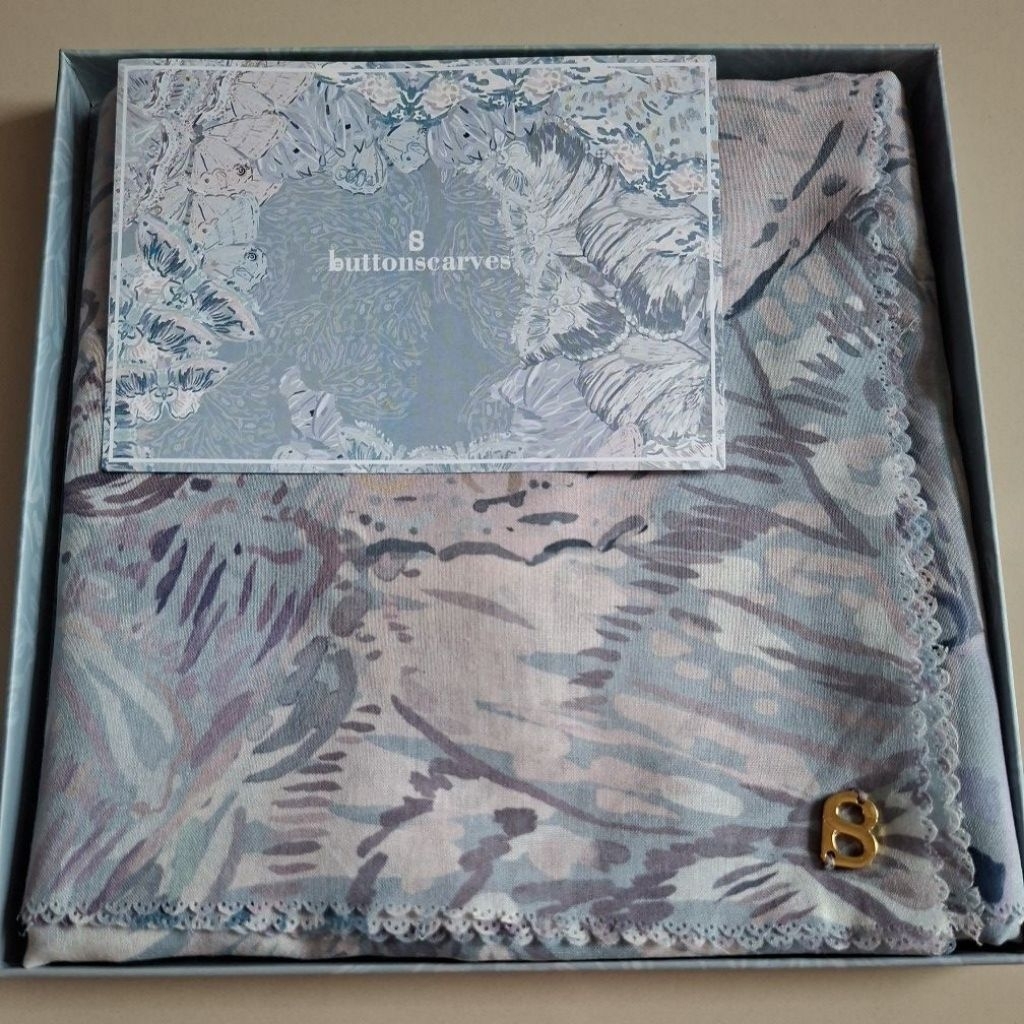 Buttonscarves Farsha Series-Aqua