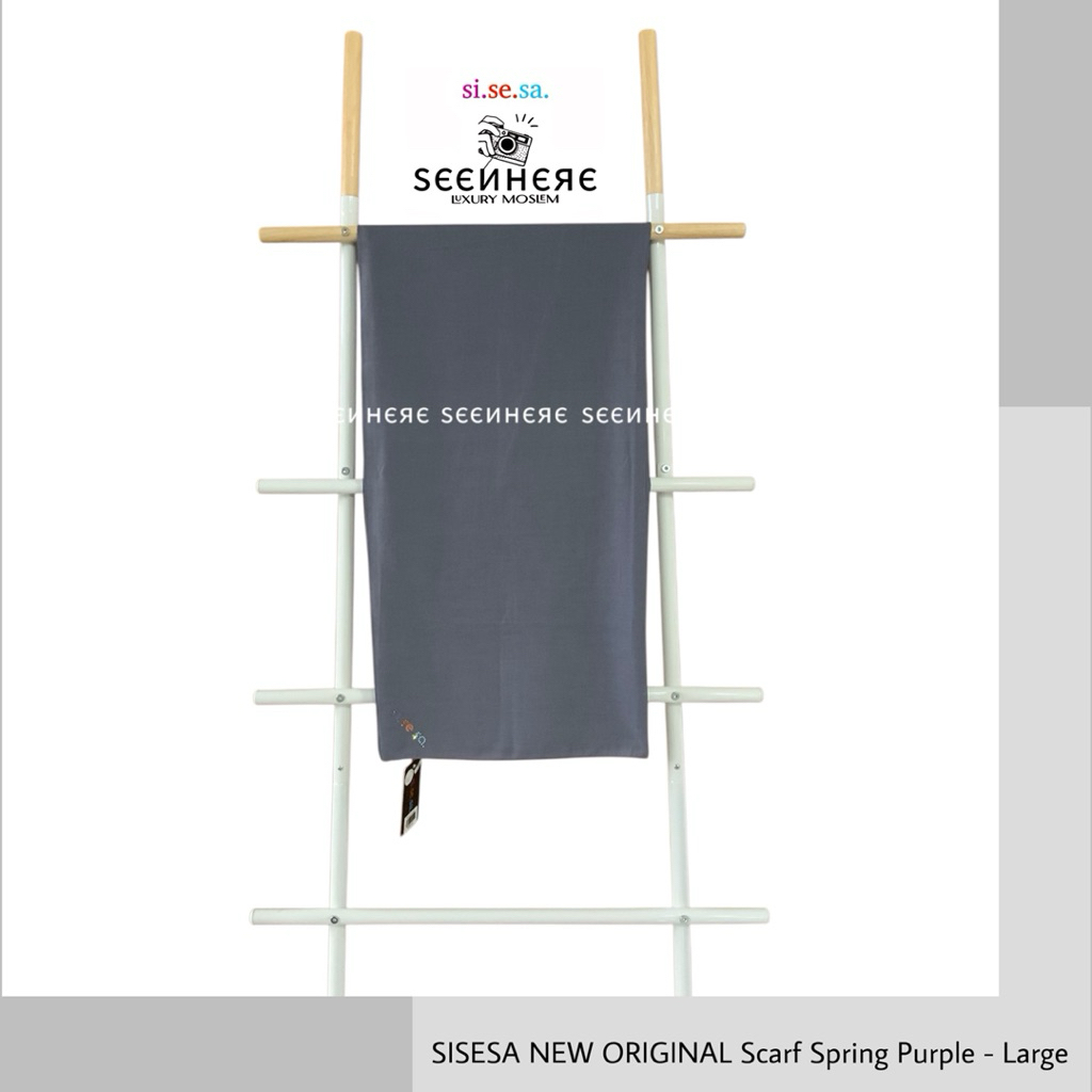 SISESA NEW ORIGINAL GUARANTEED - Scarf Swarovski Spring Purple (Large)