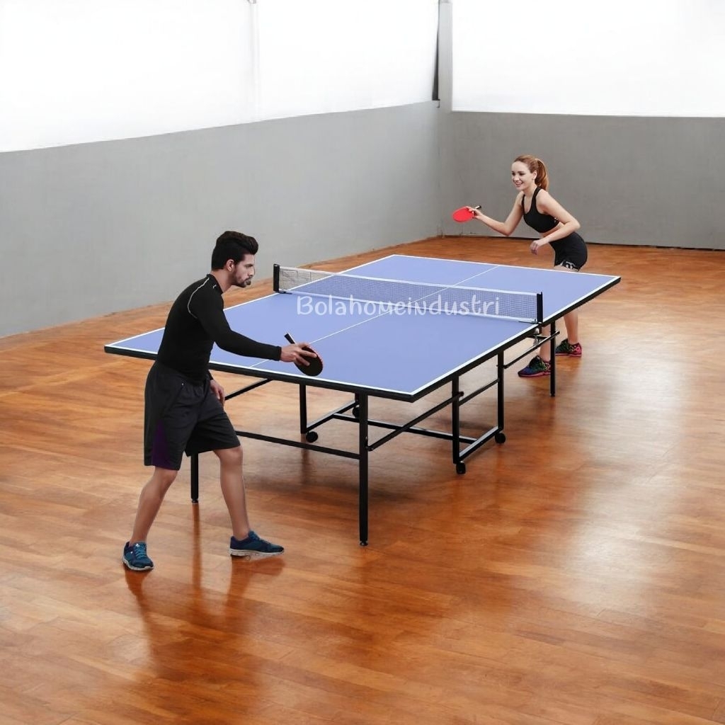 Meja Tenis Butterfly 16 MM Asli Bahan MDF Standar SNI  Berkualitas, Free Net, Bet Tenis, Dan Bola Te