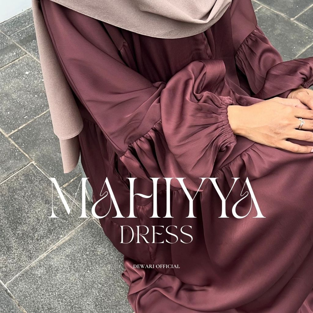 DEWARI | MAHIYYA DRESS - Abaya Dress Oversize Royal Silk