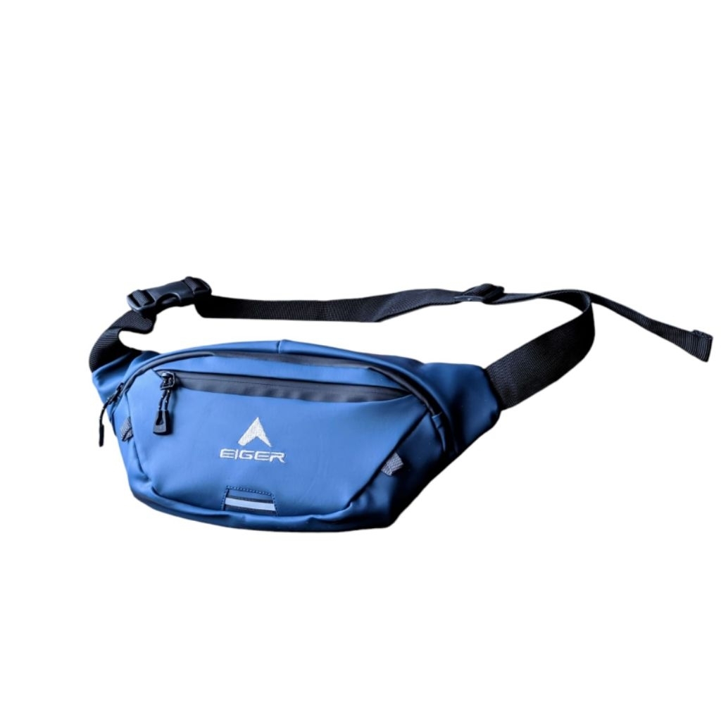 (PROMO) Terlaris Tas Pinggang Waistbag Tas Selempang Eiger 1989 Waistbag Waterproof WP Navy