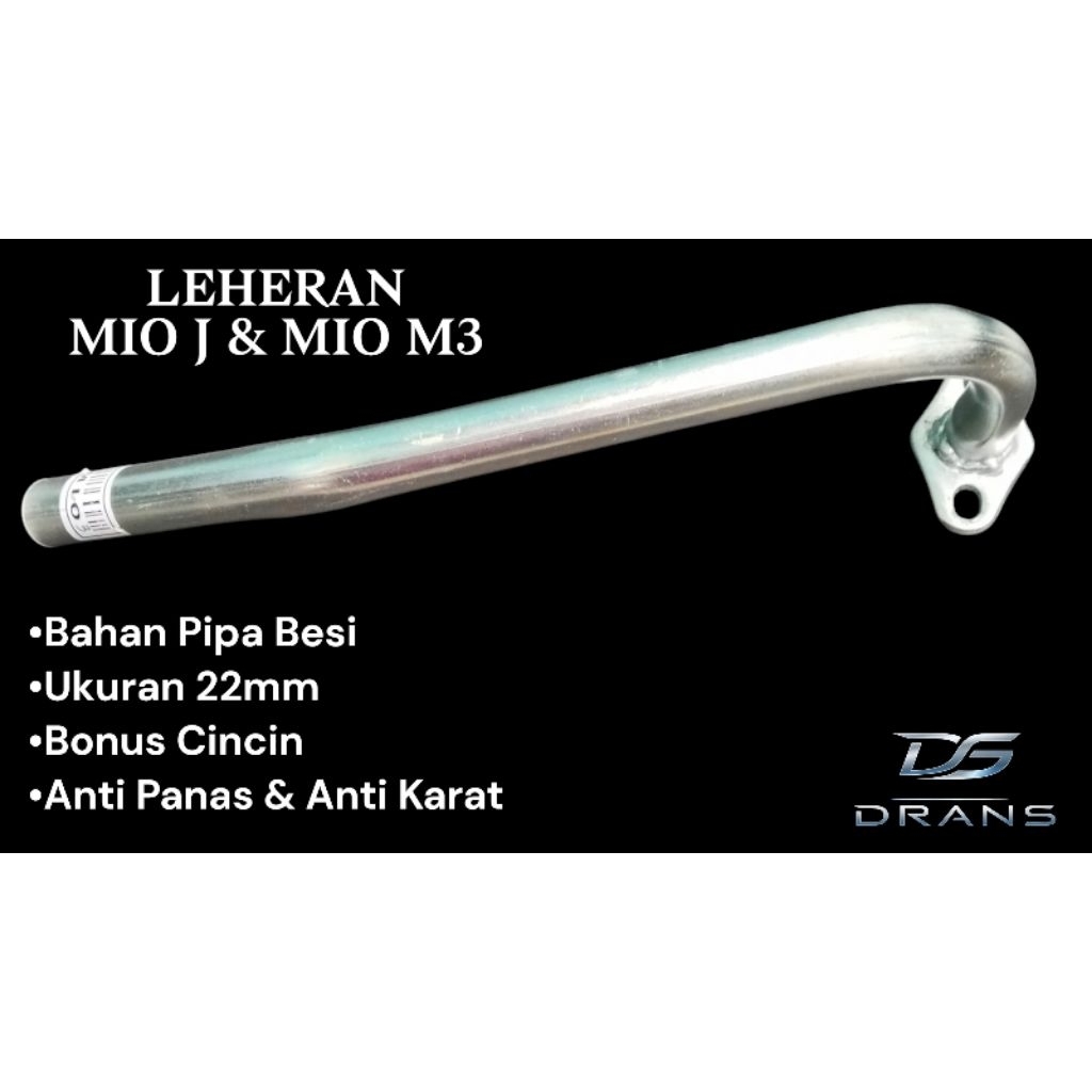 Leheran Knalpot Ukuran 22 Motor Mio M3, Bahan Tebal, Original, Anti Panas & Anti Karat