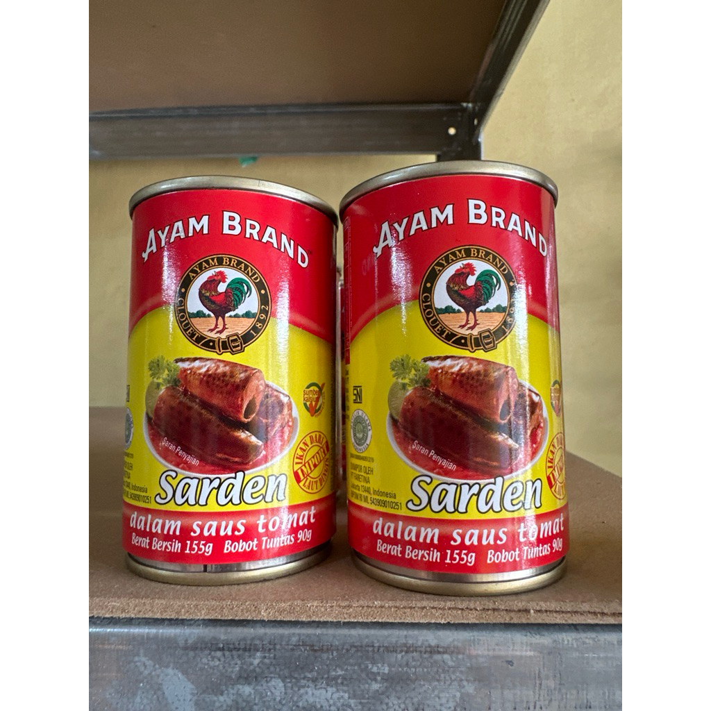 sarden premium ayam brand 155g