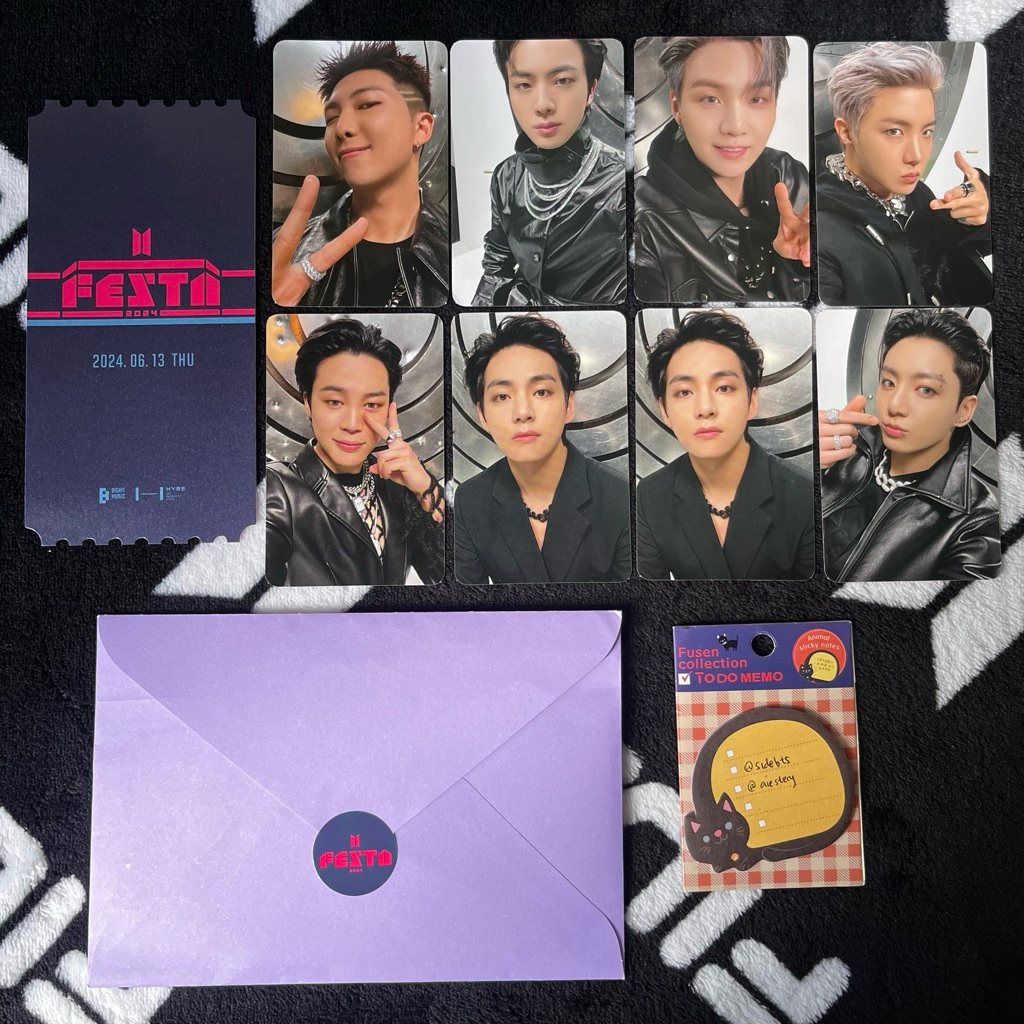 BTS photocard pc armyzone festa 2024