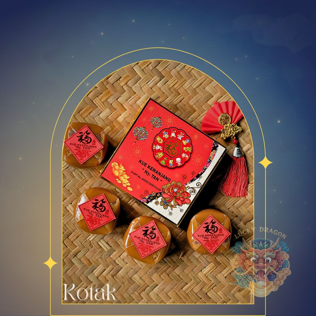 Promo Ramadhan Kue Keranjang Ny. Tan/Nyonya Tan - Kotak Isi 4 Pcs Spesial Imlek