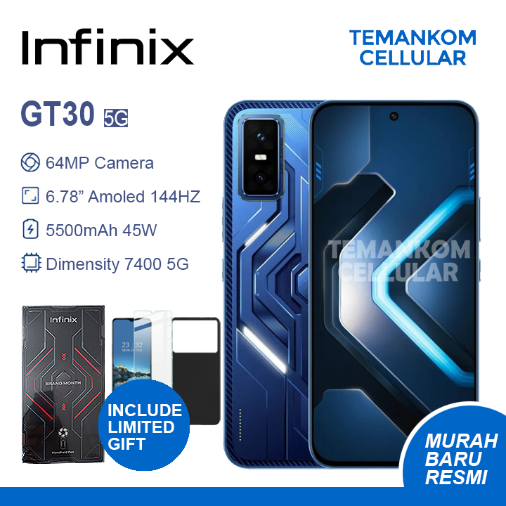 Infinix GT 30 5G Infinix GT30 16GB RAM 8+8 Extend RAM 8/256 8GB 256GB Baru Murah Garansi RESMI