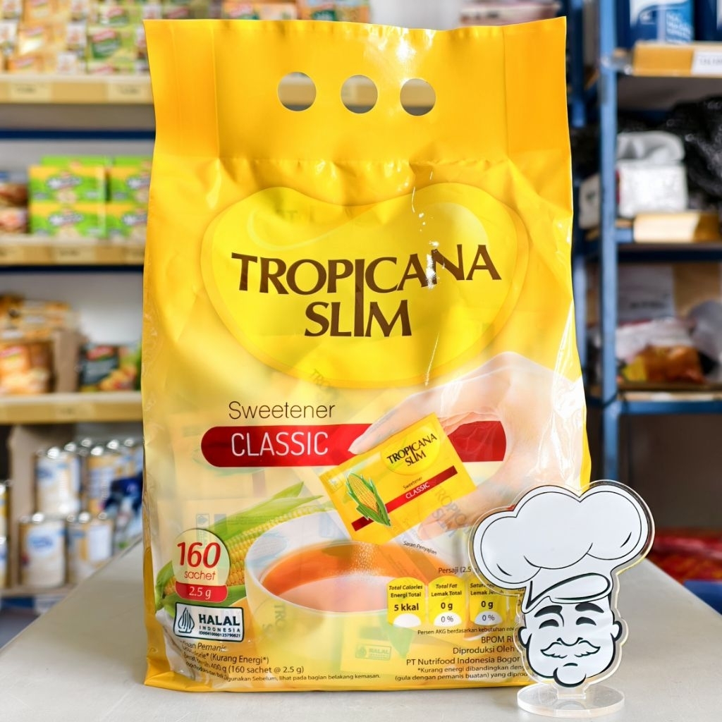 Gula Tropicana Slim Classic 2,5Gr 160Sachet / Gula Tropicana Slim Sachet / Tropicana Slim Gula Sache