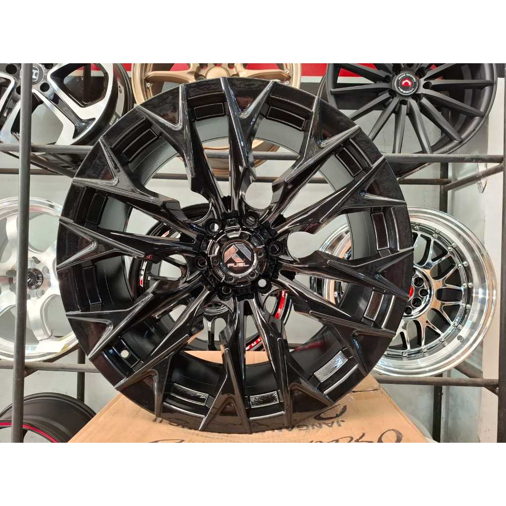 Velg FUEL FLAME Ring20X9 Hole.6 Pcd.139,7 Et.0 Black Glossi