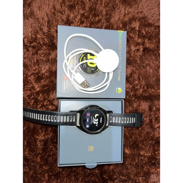 Huawei Watch GT Runner Fullset Mulus