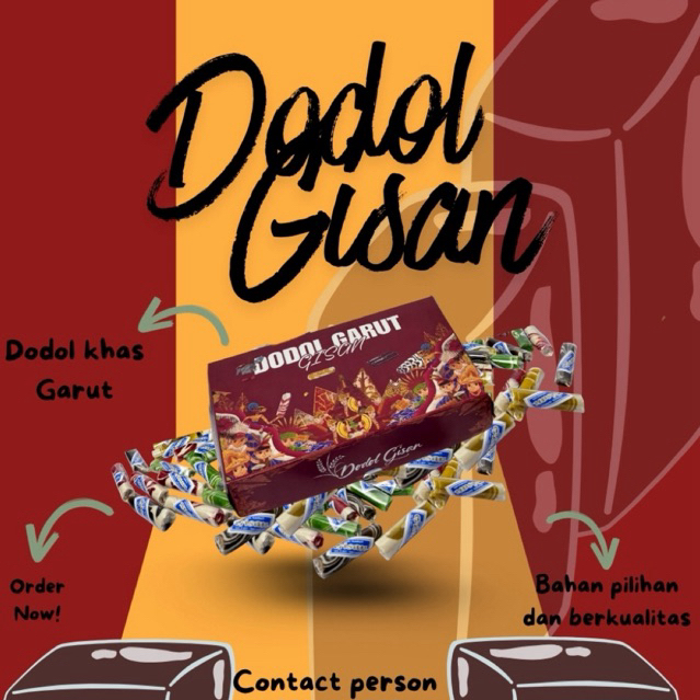 Dodol Garut Gisan Zebra | Dodol Garut Spesial Quality  Rasa Zebra