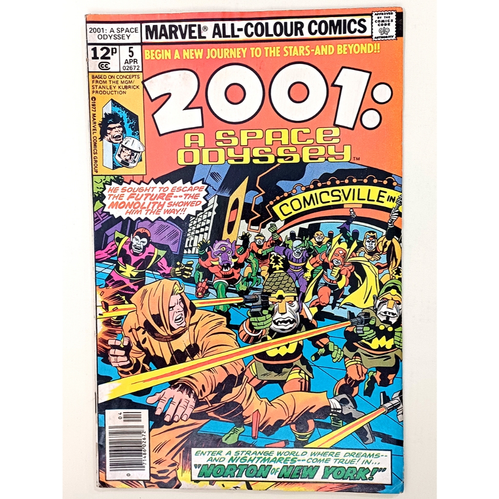 2001: A Space Odyssey #5 – 2001: A Space Odyssey Series – Marvel Comics Group – 1977 – Jack Kirby – 