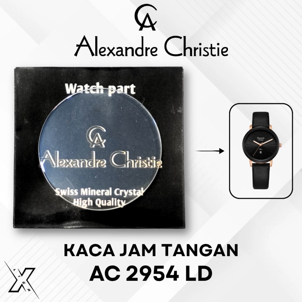 Kaca Jam Tangan Alexandre Christie AC 2954 LD