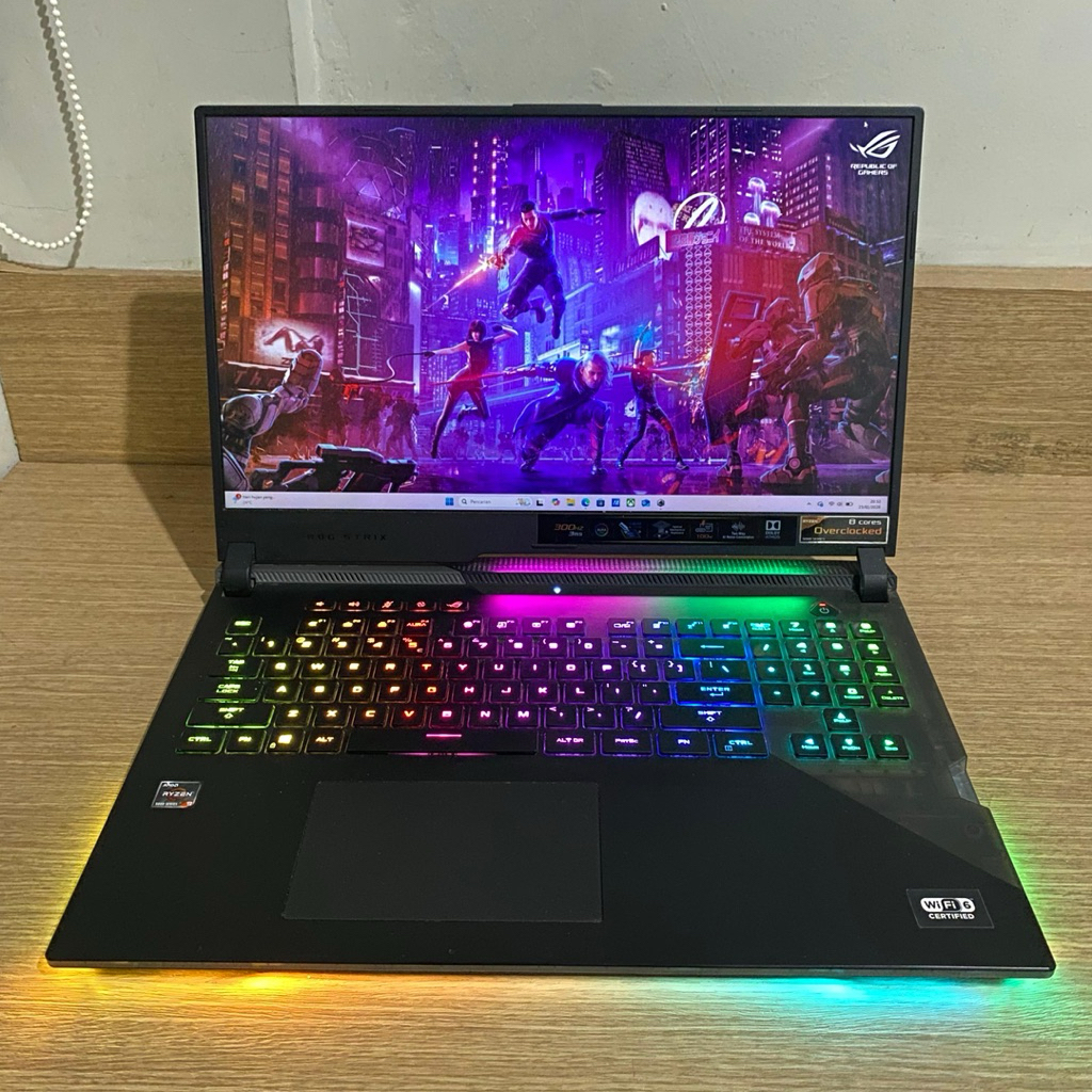 Laptop Gaming Asus ROG Strix SCAR 17 G733QM Ryzen 9 5900HX 32/1TB RTX 3060 6GB FHD 300HZ