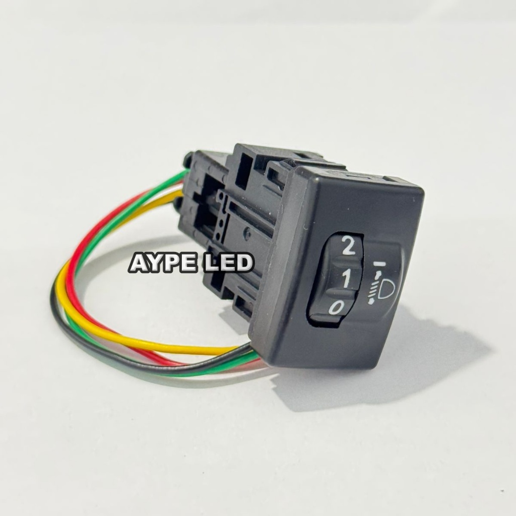 Saklar Angka Switch Headlamp 4 Pin 5 Bar 10 Step Amberlight include Socket Saklar Switch Mobil Motor