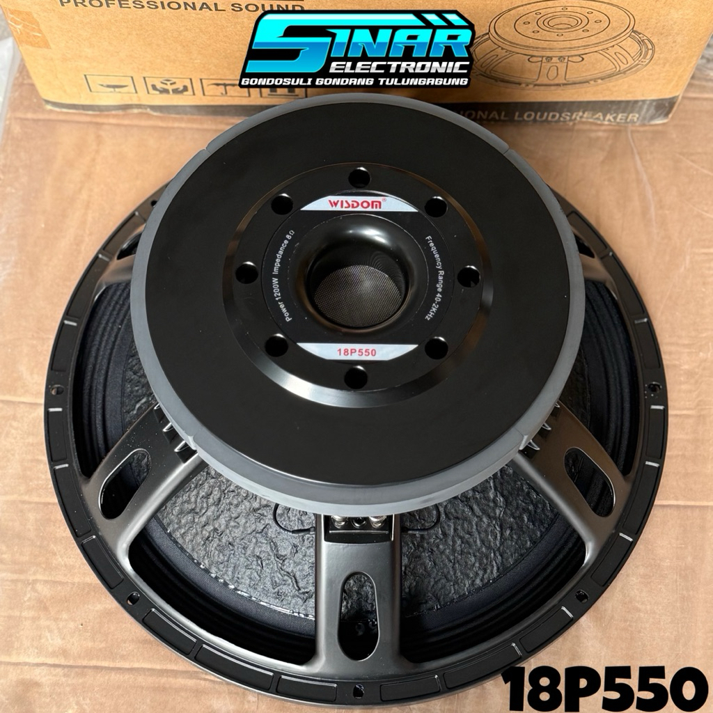 SPEAKER WISDOM 18P550 P550 ORIGINAL