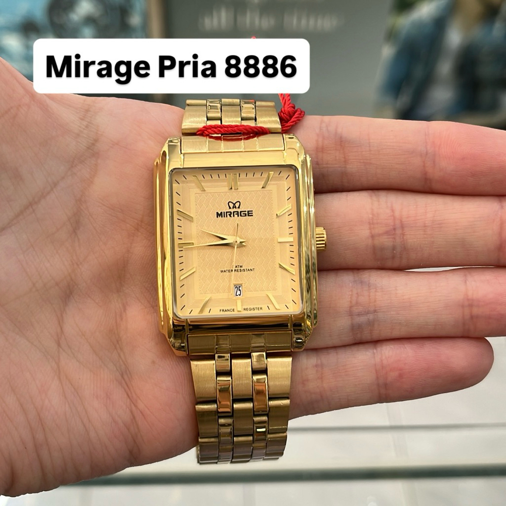 Jam Tangan Mirage 8886 Pria Gold