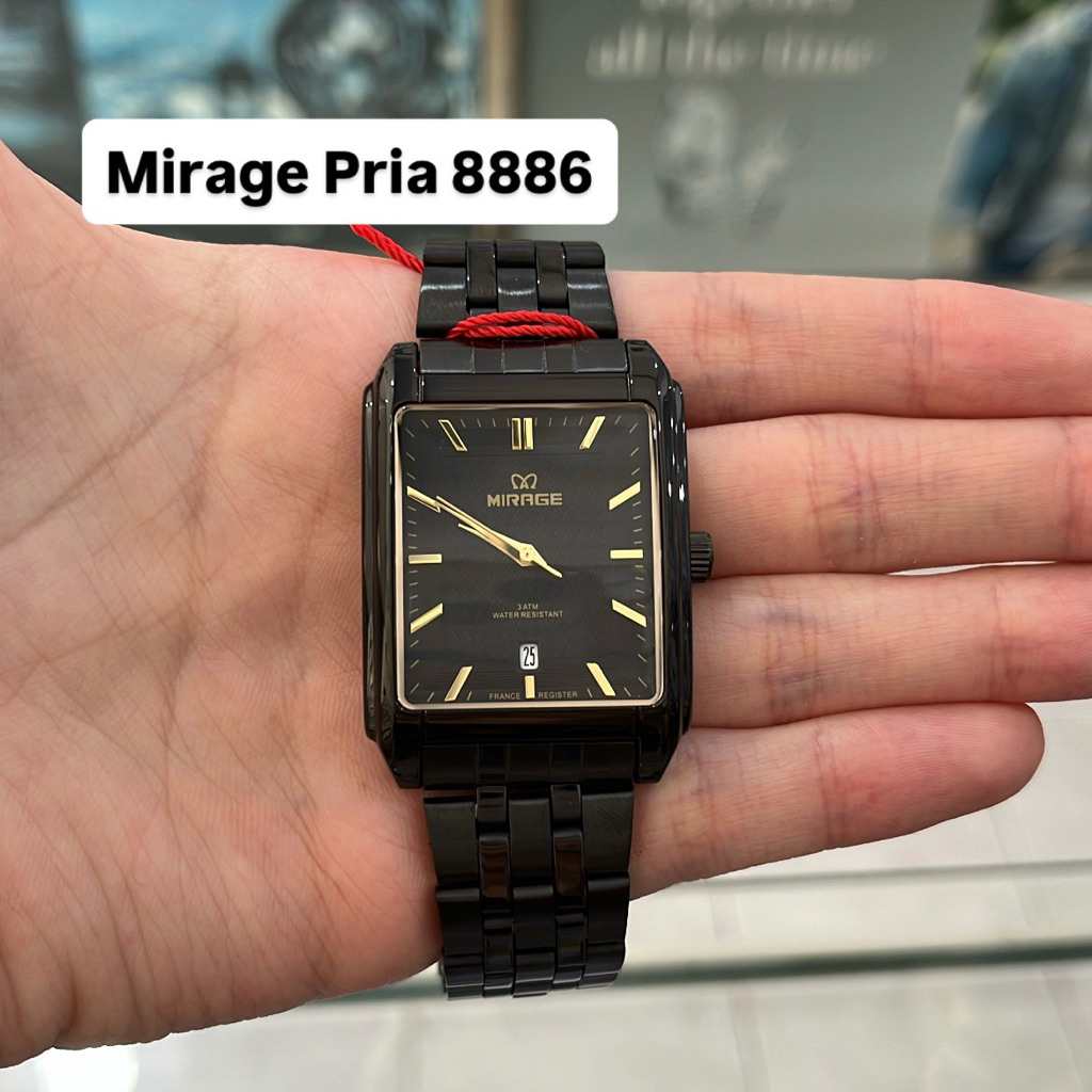 Jam Tangan Mirage 8886 Pria Hitam