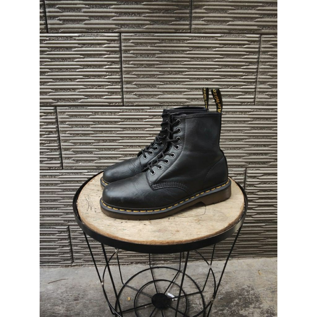 dr. martens 1460 black nappa 7uk//41