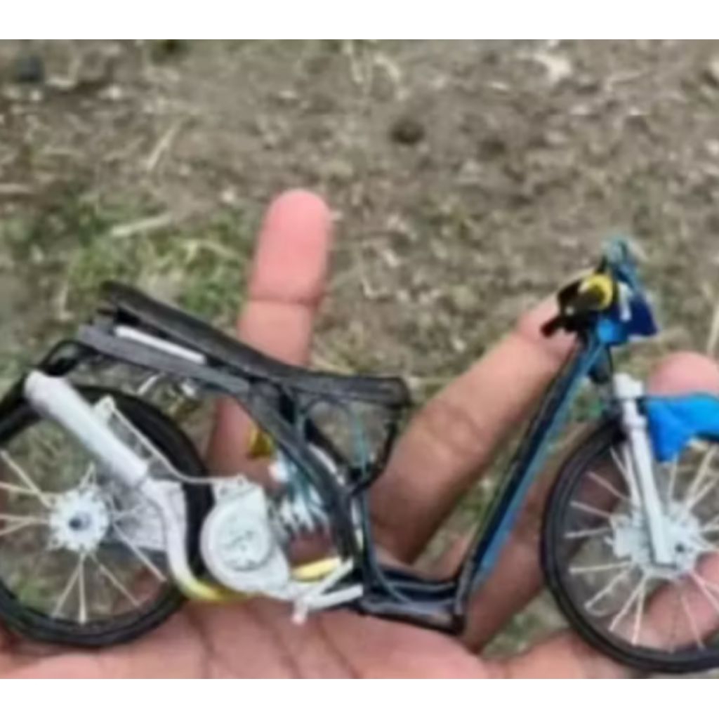 diecast miniatur motor drag Honda beat karbu versi Thailand racing part