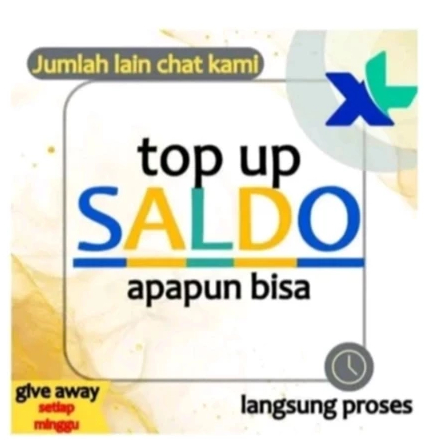 [ PROMO SPESIAL ] TOP UP/ISI SALDO & PULSA XL TERBARU