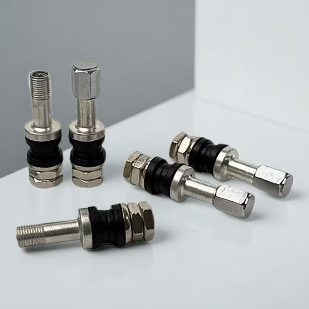 Pentil Ban Motor Tubeless Stainless Panjang Drat Dalam