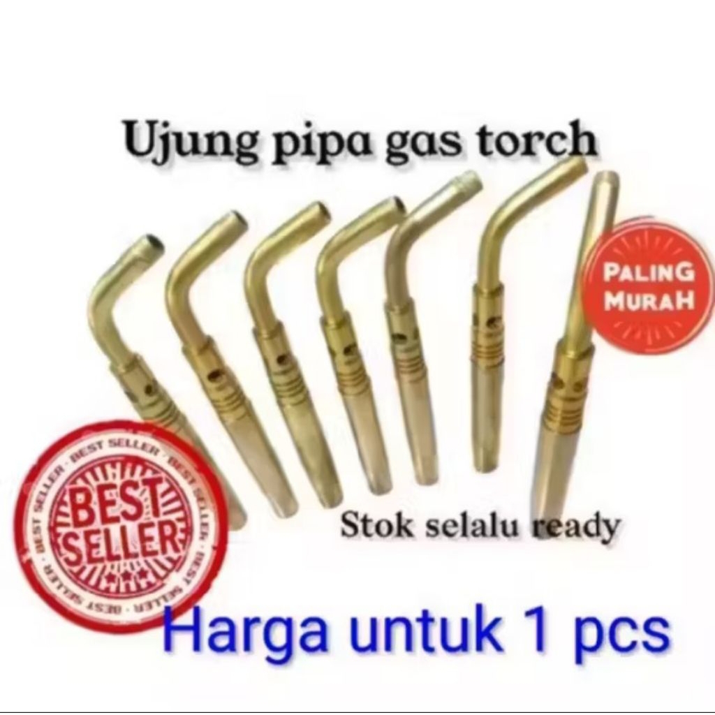 Pipa Gas Torch Selongsong Baru - Kondisi Baru, Spuyer Utuh, Ready Stok