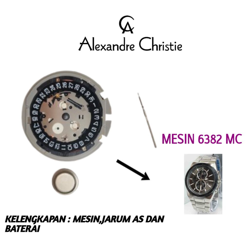 Mesin Alexandre Christie original 6382MC