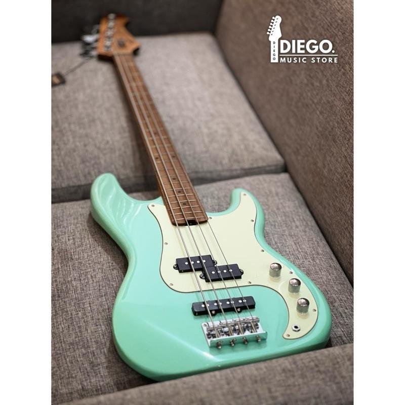 BASS ELEKTRIK SQOE SPJ600 SURFGREEN / SQOE-SPJ-600-GR
