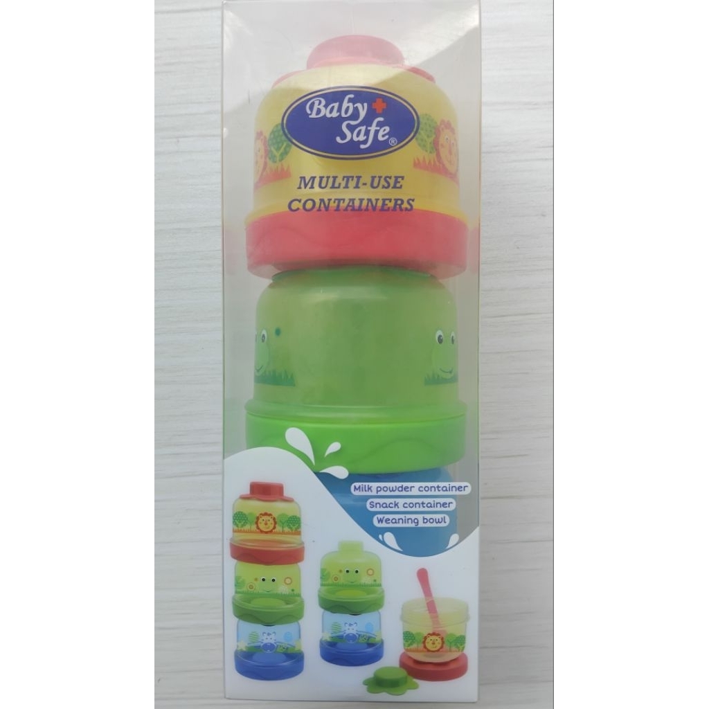 Baby Safe Milk Container / Tempat susu bayi/ Tempat snack bayi / Multiuse container