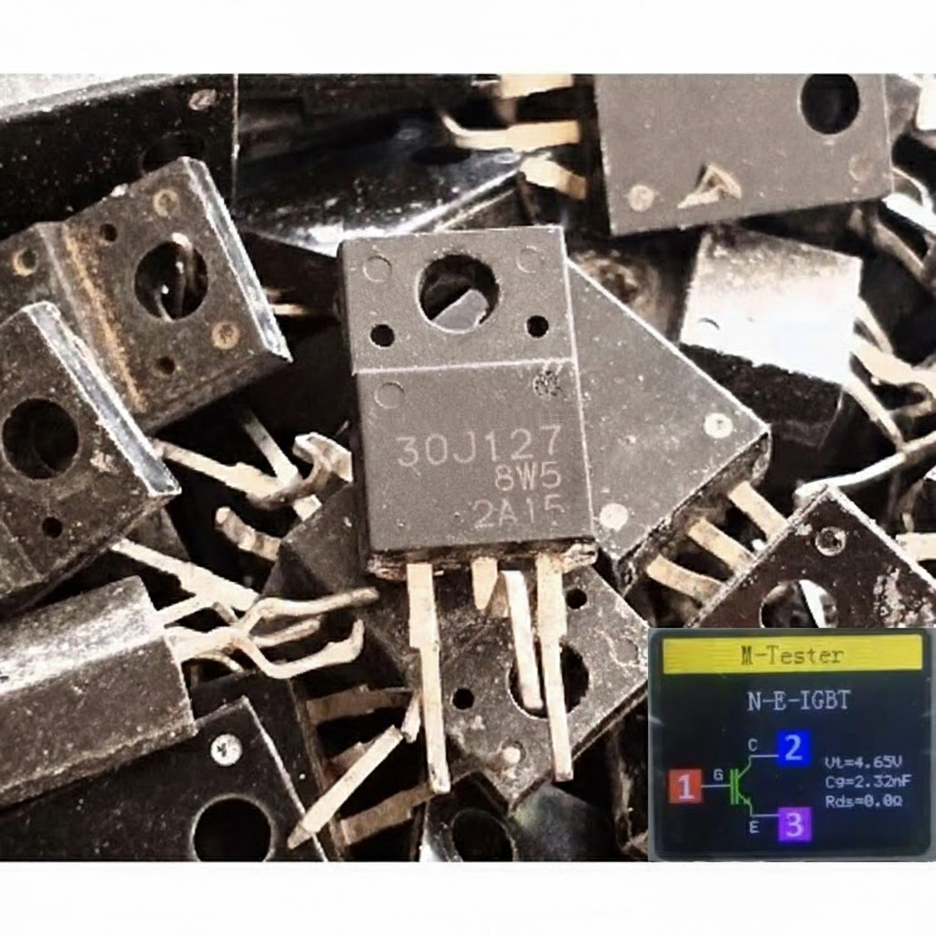 Original IGBT 30J127 TO-220F BEKAS CABUTAN