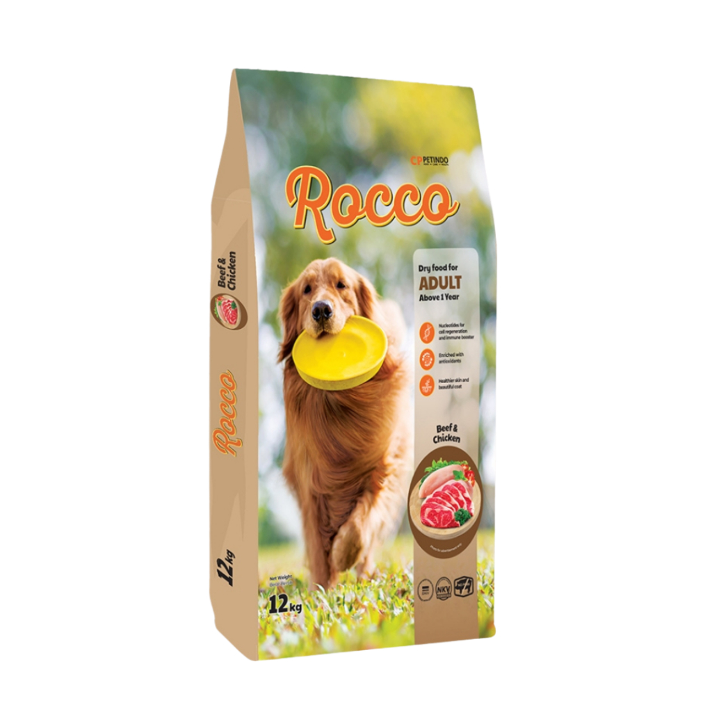 DogFood - Rocco Beef & Chicken Adult Dog Food 12 Kg