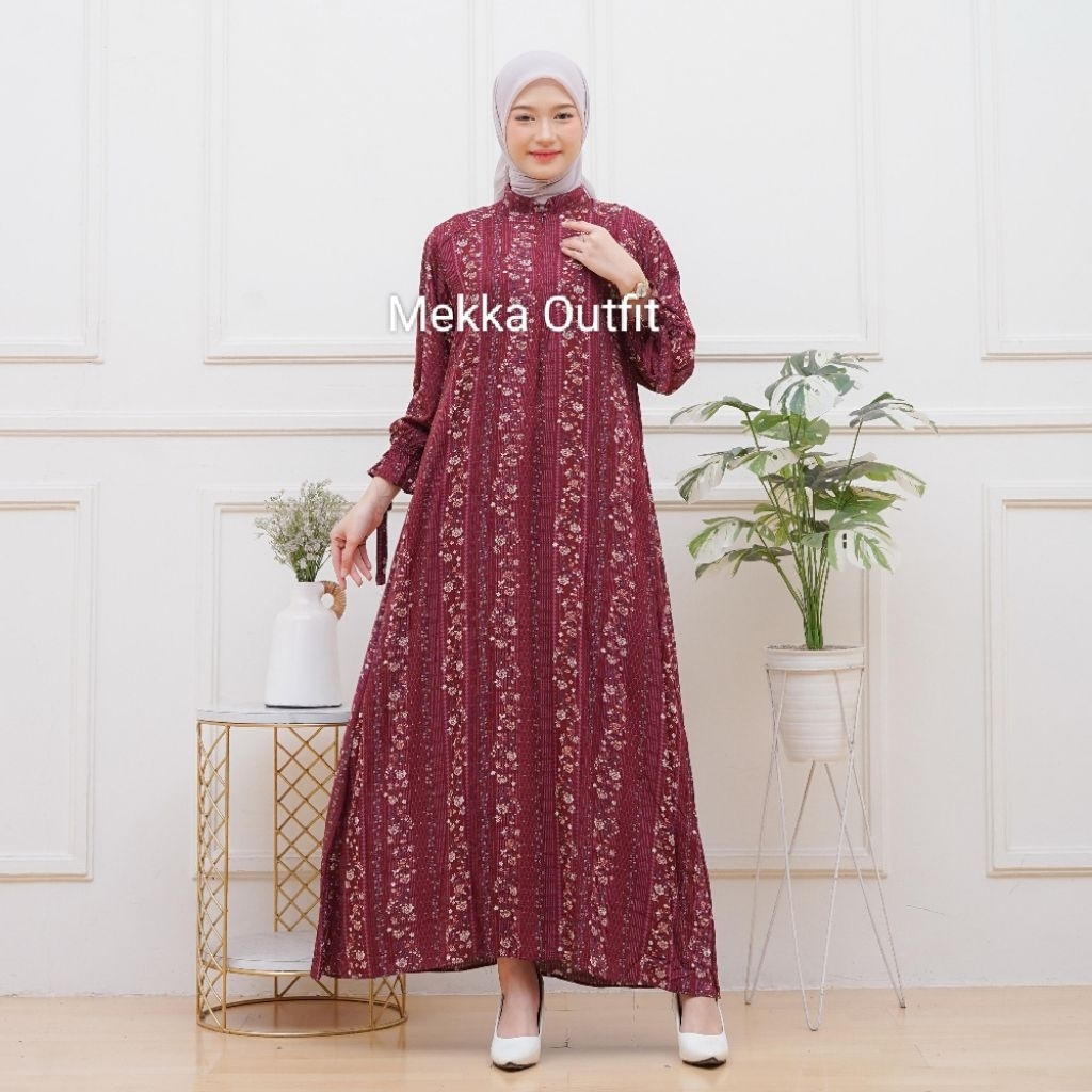 Ellena Dress Gamis Wanita Ellegan Terbaru