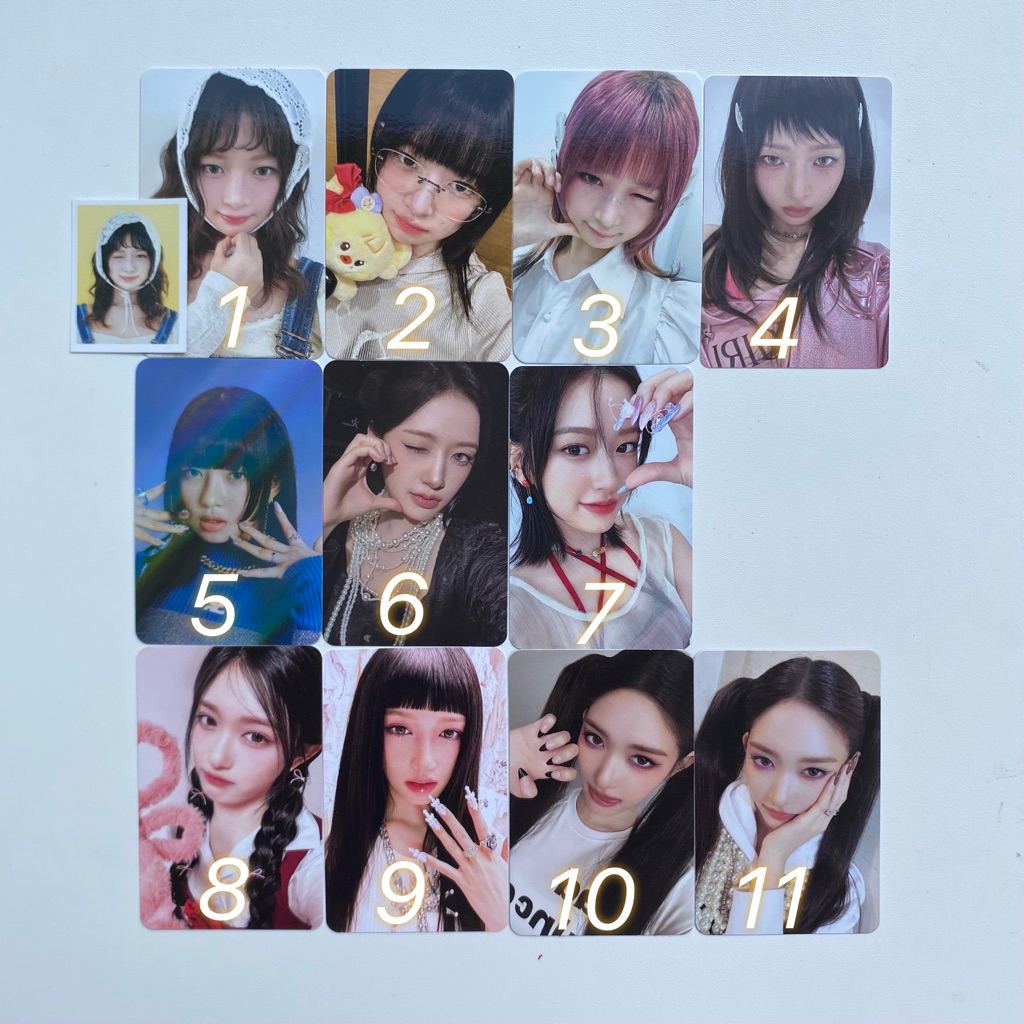 PC IVE OFFICIAL PHOTOCARD ALBUM EMPHATY SWITCH LOVE DIVE SECRET LOVED ELEVEN I’VE MINE REI YUJIN LEE